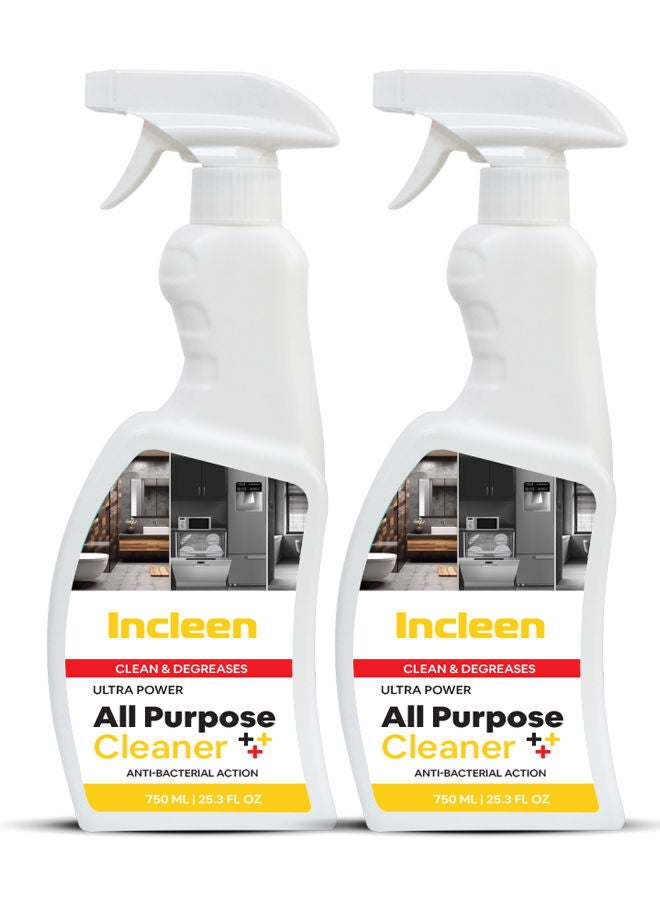incleen All Purpose Cleaner 2x750ML - Image 1