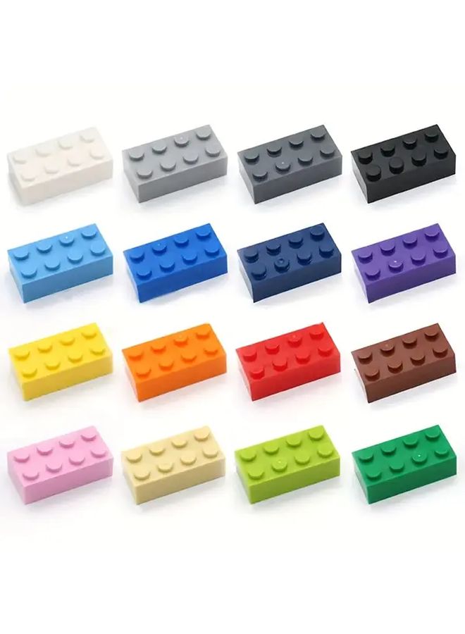 30 Orange Creative DIY Building Blocks 30pcs Compatible 3001 High Brick 2x4 Small Parts Toy - Image 2