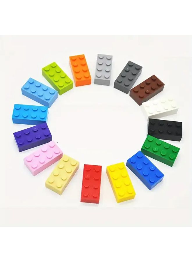 30 Orange Creative DIY Building Blocks 30pcs Compatible 3001 High Brick 2x4 Small Parts Toy - Image 3