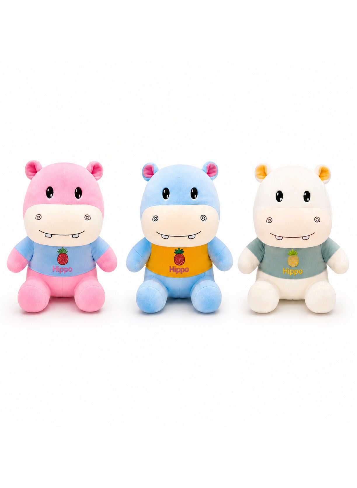 Cow Plush Toy | Soft Stuffed Animal Plushie Doll, Fluffy Hugging Cushion Pillow, Cute Cartoon Cattle Plush for Kids, Babies & All Ages | Perfect Birthday or Holiday Gift (20 cm) - Multicolor
