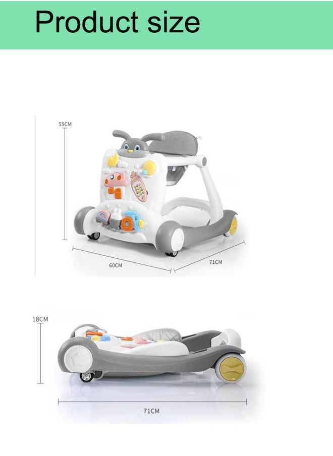 Berma Baby Baby Walker 3 in 1 Sit-to-Stand Learning Walker for Toddlers Baby Push Walker Baby Play Walker Toddlers Walker with Educational Activity CenterSpeed Adjustable Baby Push Walkers for Infant Boys Girls  - Image 4