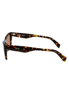 Liu Jo FULL RIM ACETATE ACETATE LIU JO SUNS LJ802S 5414 (244) TOKYO TORTOISE  - Image 4