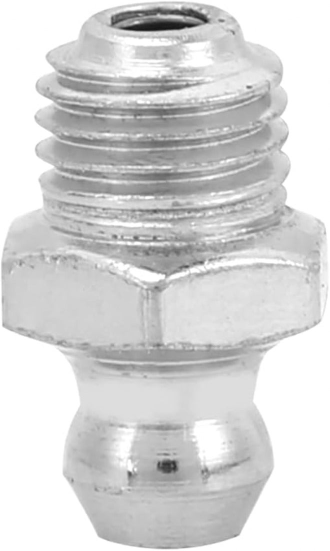 Yunseity Grease, Grease Fitting Rustresistant Grease Nozzle Nickle Plated Iron for Motorcycle for Automotive for Industrial Applications (M8 Straight) - Image 5