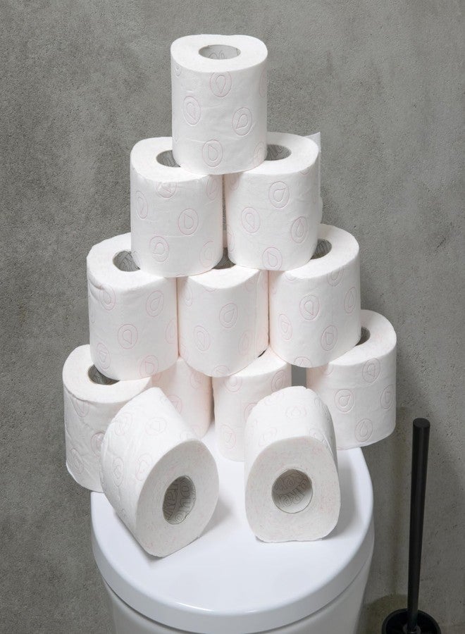 Renova Royal Deco Toilet Paper, 12 Rolls, White, 4-Ply, Lotion and Perfumed,Super Soft, Dermatologically and Gynaecologically Tested, 140 Pulls/Roll (1680 Sheets Total) | First Time in India - Image 2