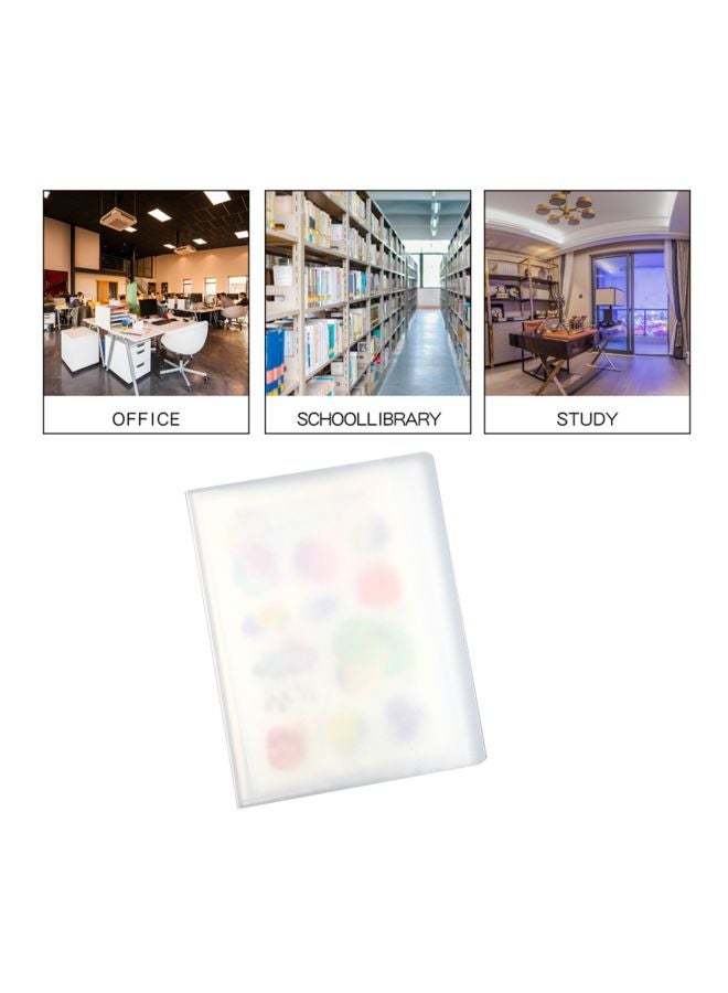 إسكدنيا مجلد منظم مقاس A6 . شفاف - Image 4