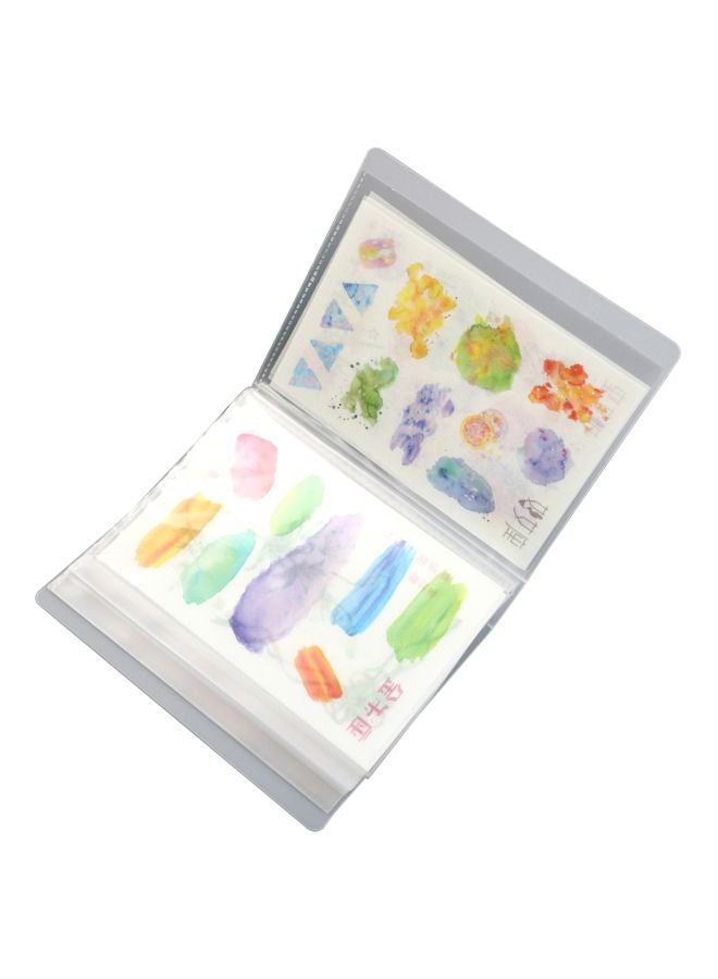 إسكدنيا مجلد منظم مقاس A6 . شفاف - Image 2