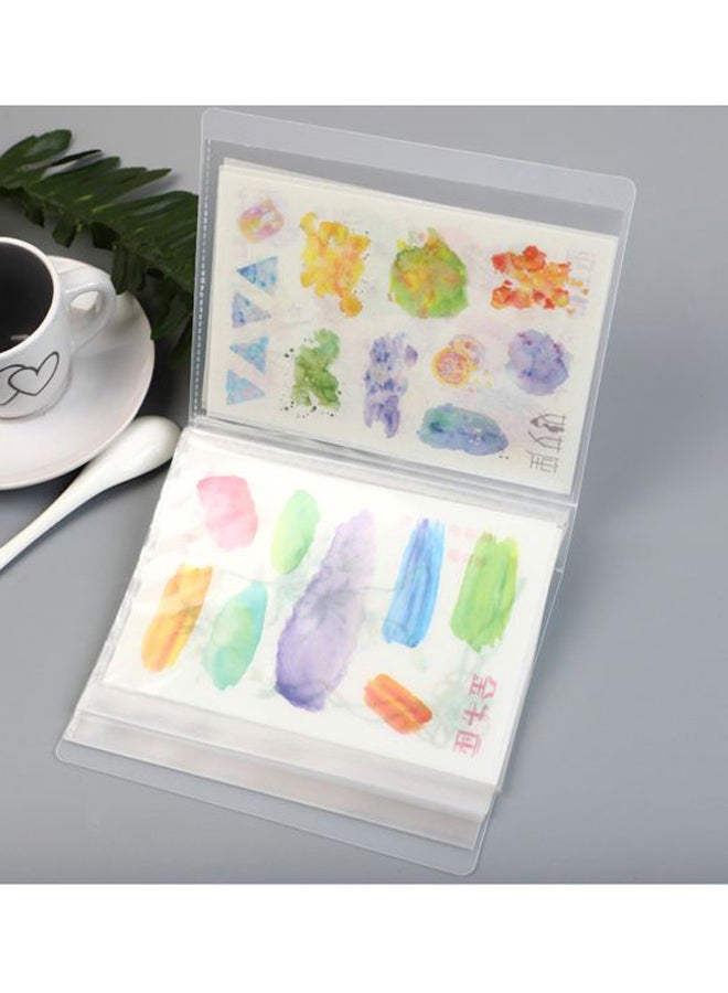 إسكدنيا مجلد منظم مقاس A6 . شفاف - Image 5