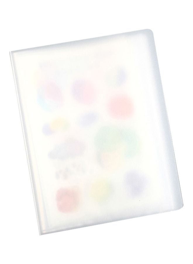 إسكدنيا مجلد منظم مقاس A6 . شفاف - Image 1