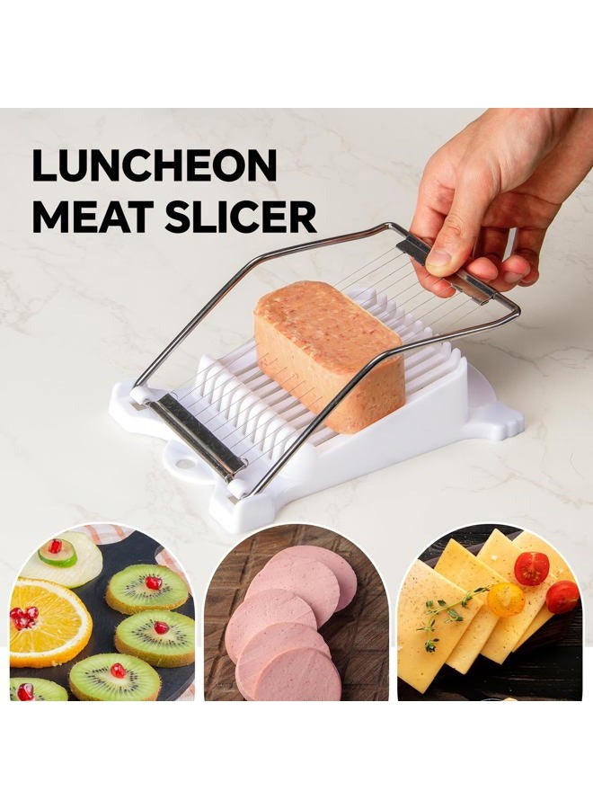 Vynetralix Musubi Press Mold Kit, Includes 2 Musubi Makers, 2 Onigiri Molds, 2 Rice Paddles, Temaki Roller & Luncheon Meat Slicer – Easy to Clean, Dishwasher Safe - Image 4