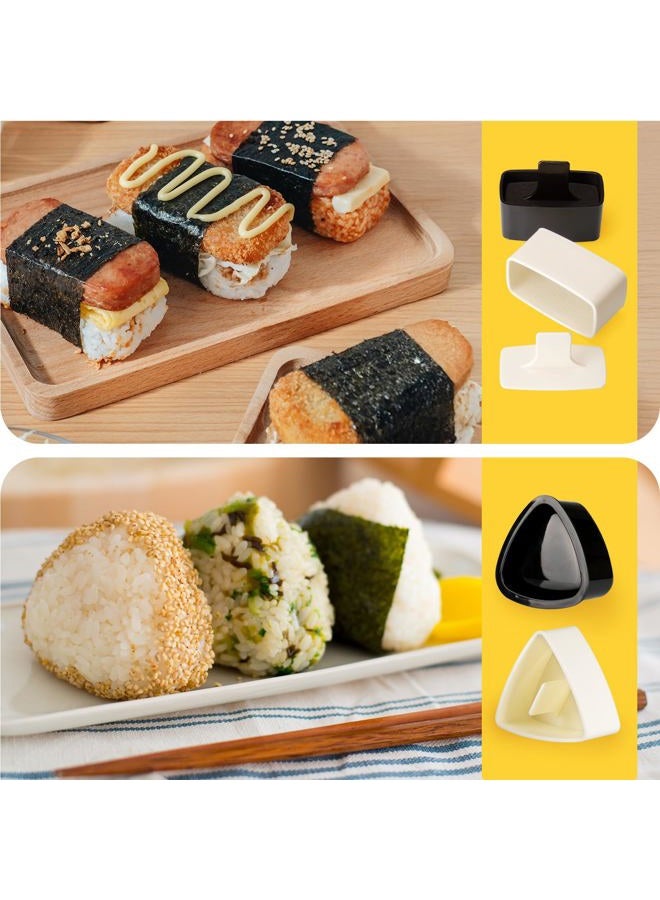 Vynetralix Musubi Press Mold Kit, Includes 2 Musubi Makers, 2 Onigiri Molds, 2 Rice Paddles, Temaki Roller & Luncheon Meat Slicer – Easy to Clean, Dishwasher Safe - Image 5