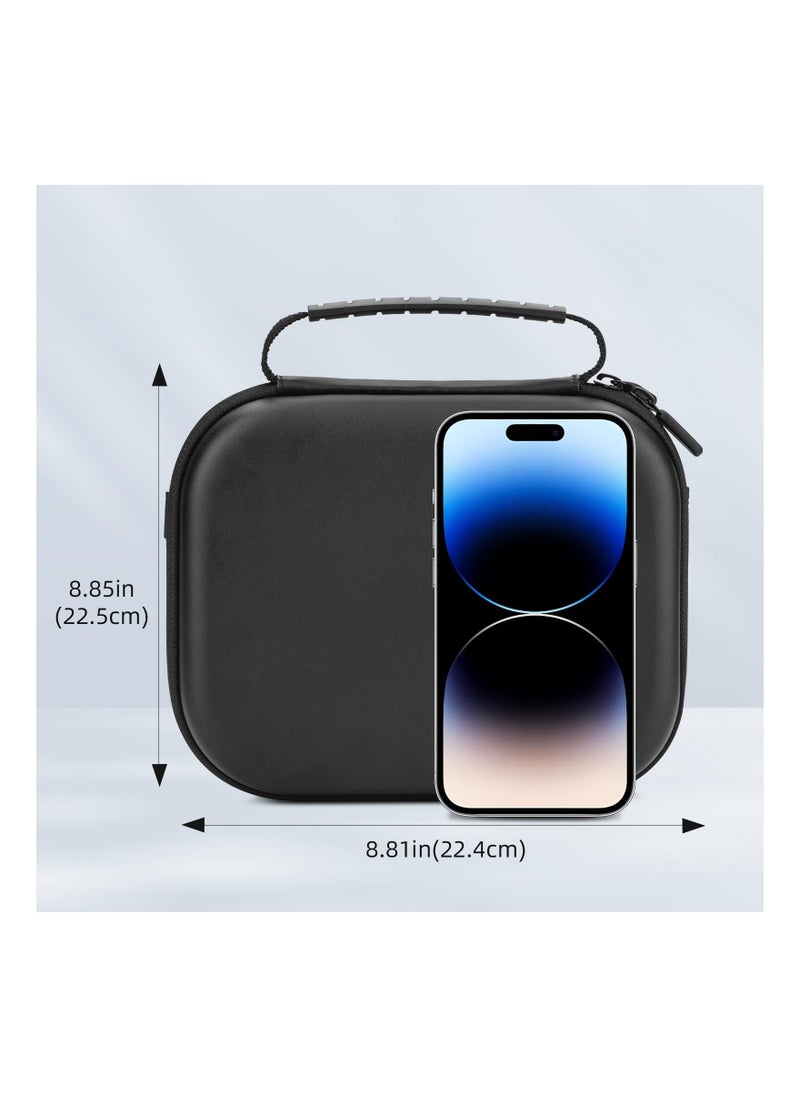 KASTWAVE - Hard Shell Carrying Case for Osmo Pocket 3, Portable PU Protective Bag for DJI Osmo Pocket 3 Creator Combo Camera Accessories with Shoulder Strap - Image 1