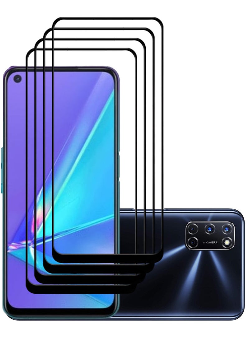 ACLIX 4 Pieces Antistatic ESD Dustproof Premium Quality High Definition Tempered Glass Screen Protector Designed For Oppo A92 - Image 1