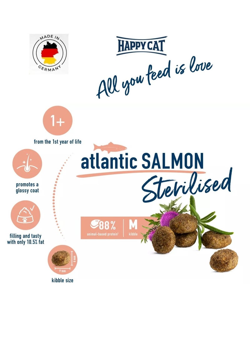 HAPPY CAT - Happy Cat Sterilized Atlantik Lachs (Atlantic Salmon) 1.3kg - Image 1