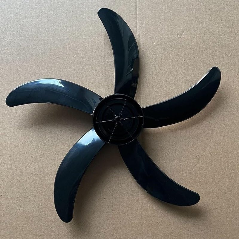 Black ABS 5 Blade Fan Replacement 18 Inch 450mm Low Noise For Stand And Table Fans - Image 5