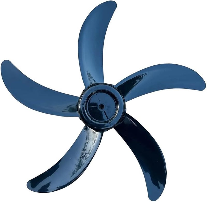 Black ABS 5 Blade Fan Replacement 18 Inch 450mm Low Noise For Stand And Table Fans - Image 1
