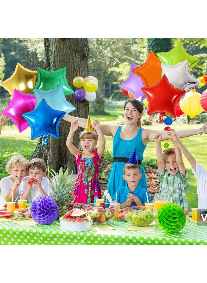 10Pcs 18-inch Five-Pointed Star Balloons For Birthday Parties and Wedding Decorations - Image 2
