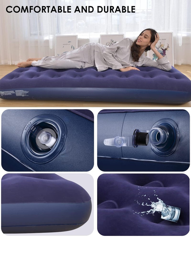 Sharpdo Inflatable Mattress, Air Bed, Inflatable Bed, Suitable for Home, Office, Outdoor Camping 191x99x22CM  - Image 4