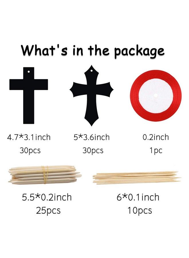 WATINC 60Pcs Scratch Cross Ornaments, Magic Art Rainbow Color Craft Kit For Kids Magic Scratch Party Favors, Scratch Paper Hanging Tags, Birthday Gifts For Kids, Diy Art Craft Kit For Boys Girls - Image 3