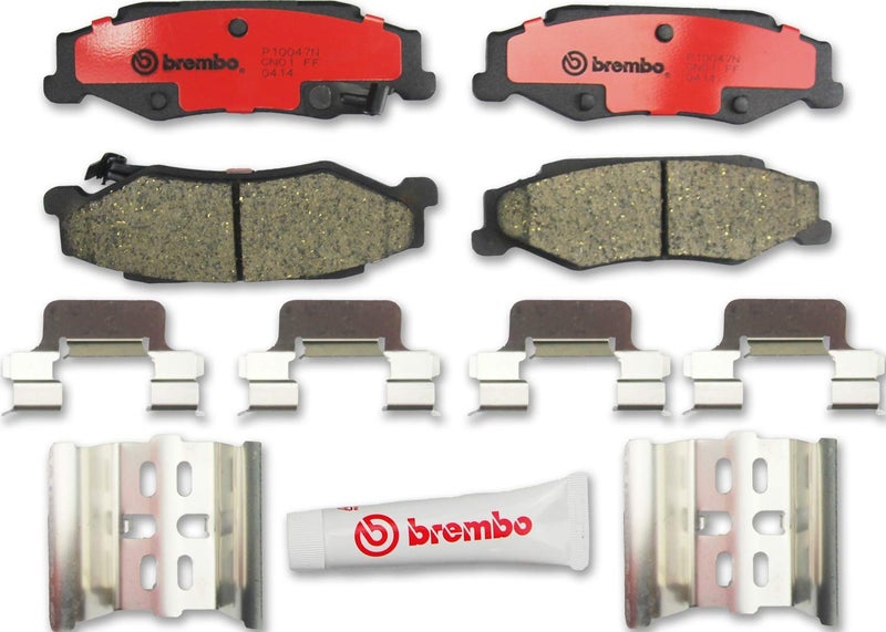 Brembo P10047N Premium Ceramic Rear Disc Brake Pad Set CADILLAC/CHEVROLET OE# 89026853 - Image 4