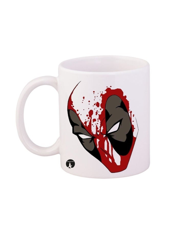 RYN Deadpool Printed Mug White/Red/Black 11ounce