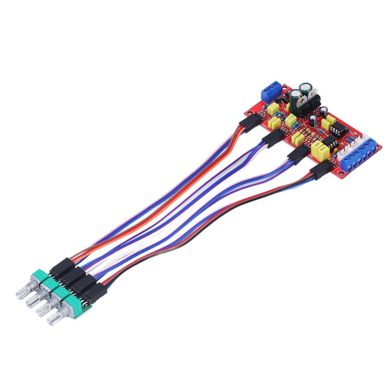 NE5532 Preamplifier Module with Treble Bass Balance Control Dual Chip Stable Audio Adjustment - Image 4