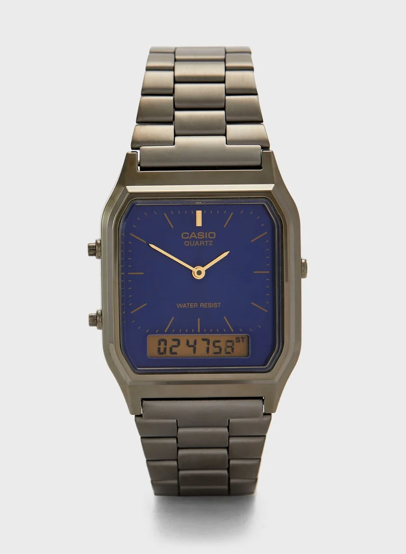 CASIO Dual Time Analog Watch