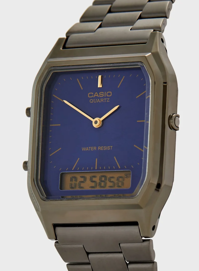 CASIO Dual Time Analog Watch