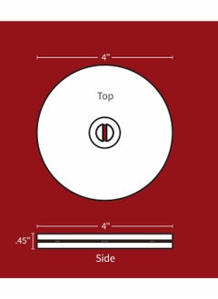 Y&D Lazy Susan Turntable Organizer for Table Kitchen Countertop Pantry Cabinet Spices Makeup TV Rotating Swivel Base Clear Acrylic Plates, 20 lb Load Capacity 2 Pack  - Image 3