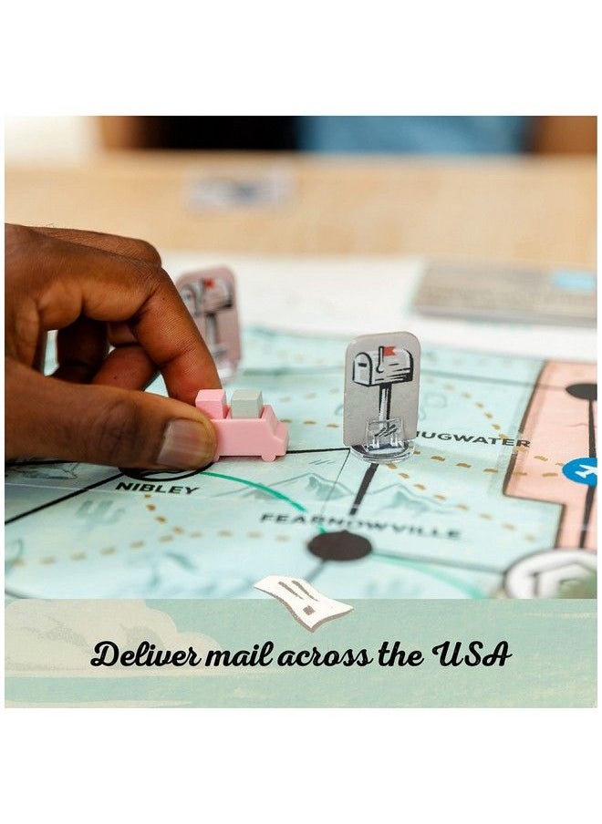 SPIN MASTER Usps Great American Mail Race: A Letter Carrying Family Board Game For Kids 10+ And Adults  - Image 3