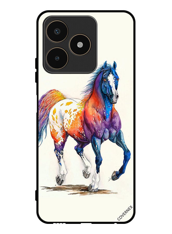 Covernex Protective Case Cover For Realme C53 Horse Paint Art - Image 1