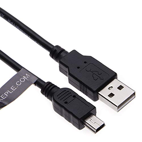 Keple Mini USB Cable Cord for Canon PowerShot Series: SX60 HS, SX420, SX530, SX710 HS, SX610 HS, SX420, is HS IFC-200U, IFC-500U, IFC-400PCU Photo Video Data Sync Cord (2ft) - Image 1