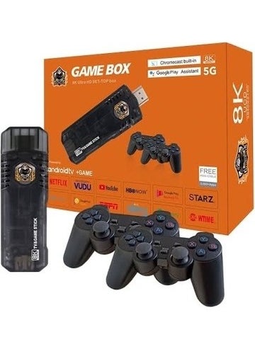 Qasul - Game Box 5g 8k Ultra HD TV Box + Game Box Android TV + Game Console 2in1 - Image 1