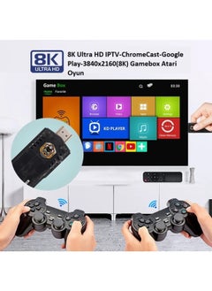 Qasul Game Box 5g 8k Ultra HD TV Box + Game Box Android TV + Game Console 2in1  - Image 2
