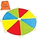 Play Platoon Rainbow Parachute Toy for Kids 6 ft Play Parachute Game with 8 Handles PE Equipment for Elementary School Gym Class BackyardIndoor Equipment - Image 3
