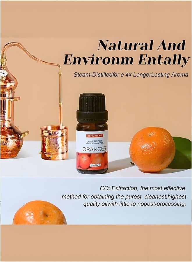 Areon 12pcs x 10mL Aromatherapy Essential Oils Set – Water-Soluble Diffuser Oils for Humidifier, Helps Relaxation & Relieves Dry Skin – Sandalwood, Sweet Orange, Lavender, Eucalyptus, Lemon, Mint - Image 3