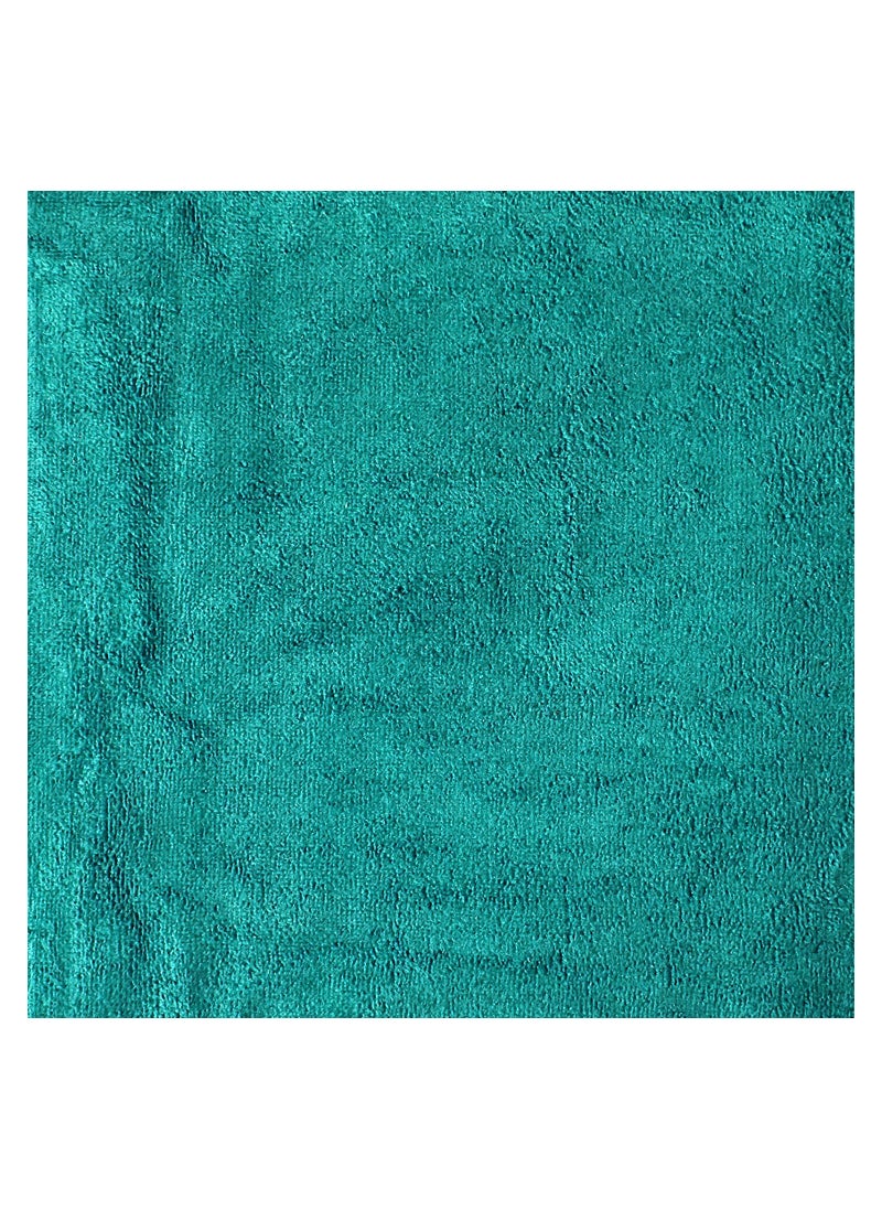 Fabienne 2-Piece Microfiber Bath Towel 70*140cm, Soft, Durable, Super Absorbent and Fast Drying, Turquoise Green  - Image 2