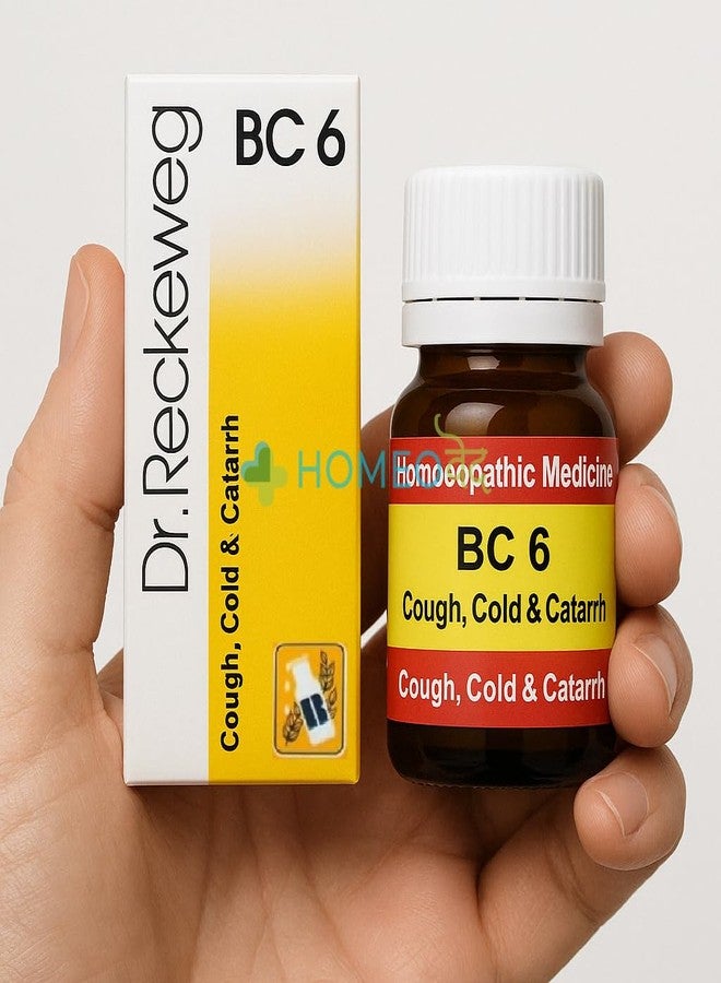 Homeoved - BC 6 Cough and Cold Tablets - Homeopathic Relief for Cough, Cold, Chest Congestion, Sore Throat & Runny Nose - Natural Remedy for Seasonal Illness - Safe for Adults & Children - Pack of 1 Bottles - Image 4