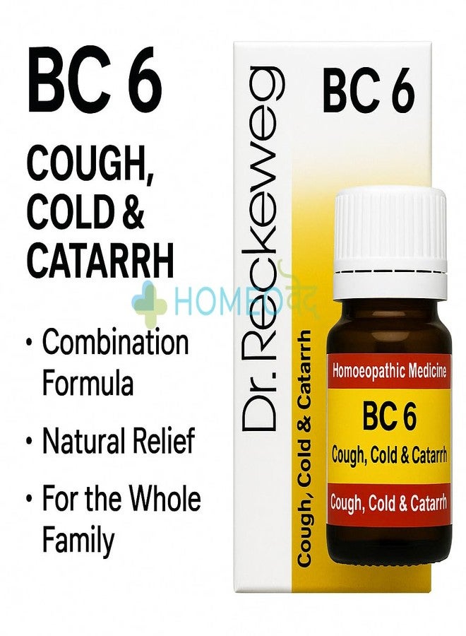 Homeoved - BC 6 Cough and Cold Tablets - Homeopathic Relief for Cough, Cold, Chest Congestion, Sore Throat & Runny Nose - Natural Remedy for Seasonal Illness - Safe for Adults & Children - Pack of 1 Bottles - Image 3