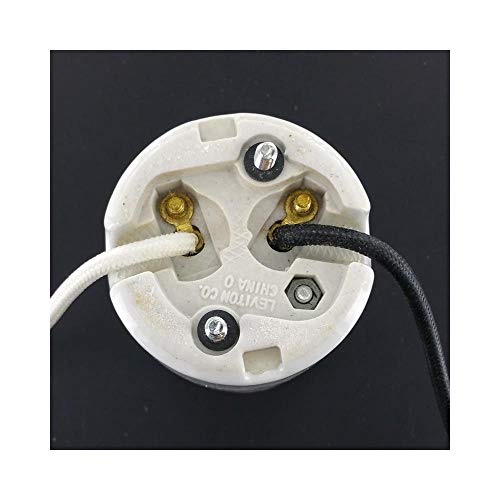 Leviton Mogul Base, One-Piece, Keyless, HID, Glazed Porcelain Lampholder, HPS up to 400W, Single Circuit, Back Wired, 4KV-Pulse Rated, 8756-2, White - Image 3