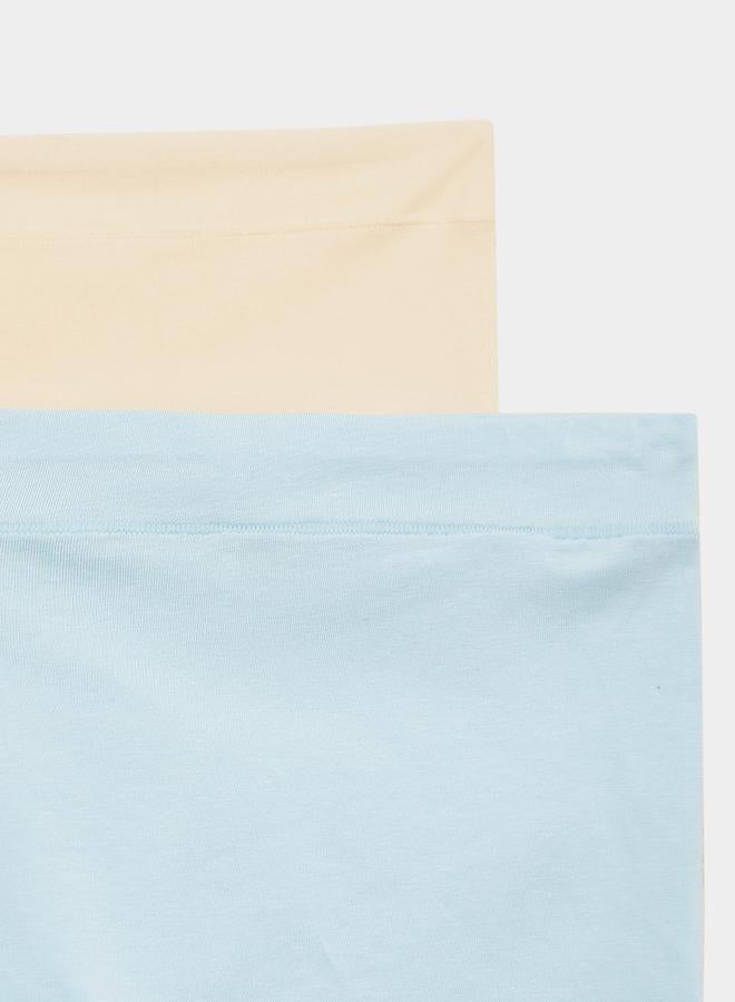 ستايلي حزمة من قطعتين من ستايلي للبنات - سراويل داخلية سادة بخصر مطاطي - Image 4