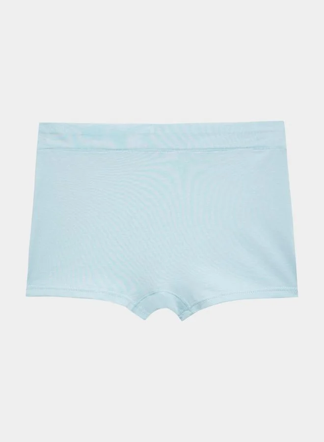 Styli Styli Girls Pack of 2 - Solid Briefs with Elastic Waistband