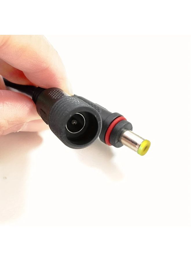 DC Extension Cable 2pcs 5.5x2.1mm 16.4 Feet Black for Solar Garden Lights Outdoor - Image 4