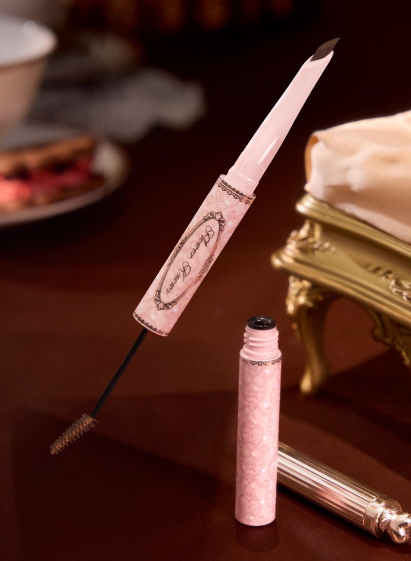 فلاور نوز سويتي بير قلم تحديد الحواجب المزدوج مع جل 02 براون طبيعي – تثبيت دقيق وطويل الأمد - Image 5