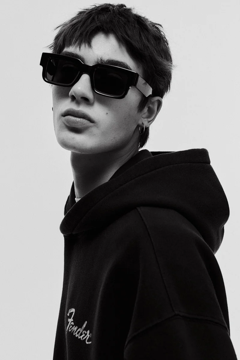 H&M Oversized Fit Printed hoodie