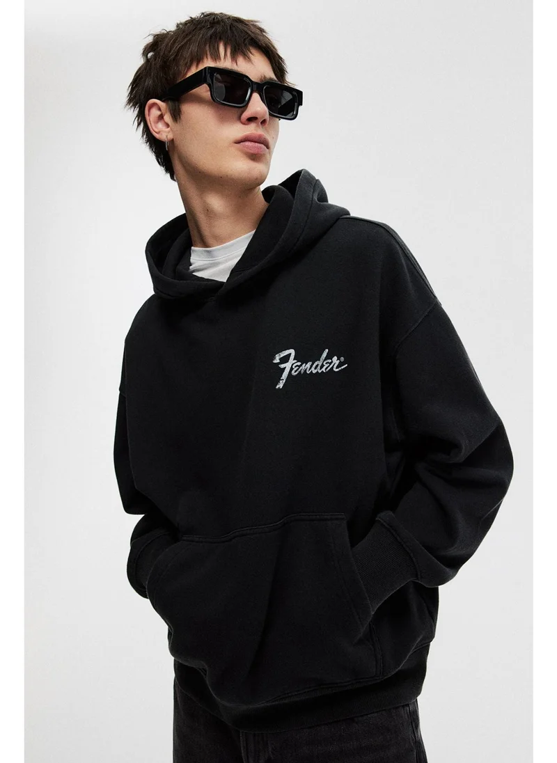 H&M Oversized Fit Printed hoodie