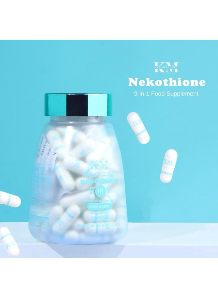 KM Nekothione 9-in-1 Food Supplement Capsules Made in Japan – Daily Wellness Support Formula - Image 1