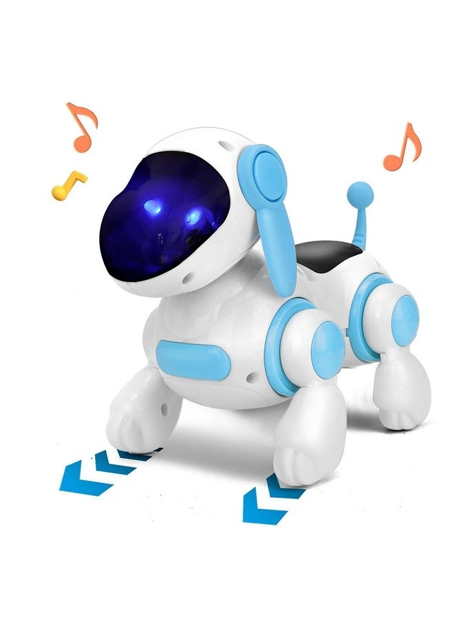 ShebSheb Crawling Dog Toys - Baby Toys  Electric Walking Toddler Music Gift For Learning Crawling Toys - Boys and Girls Tummy Time Toys Baby Toys (Blue) - Image 2