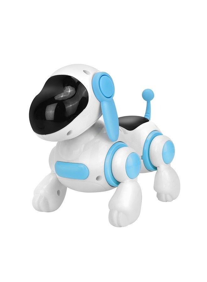 ShebSheb Crawling Dog Toys - Baby Toys  Electric Walking Toddler Music Gift For Learning Crawling Toys - Boys and Girls Tummy Time Toys Baby Toys (Blue) - Image 1