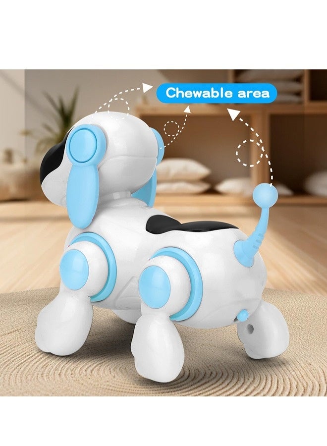 ShebSheb Crawling Dog Toys - Baby Toys  Electric Walking Toddler Music Gift For Learning Crawling Toys - Boys and Girls Tummy Time Toys Baby Toys (Blue) - Image 4