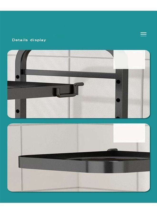 4-Layer Kitchen Food Storage Shelf Multifunctional Foldable Side Dishes Tray Organizer - Image 4